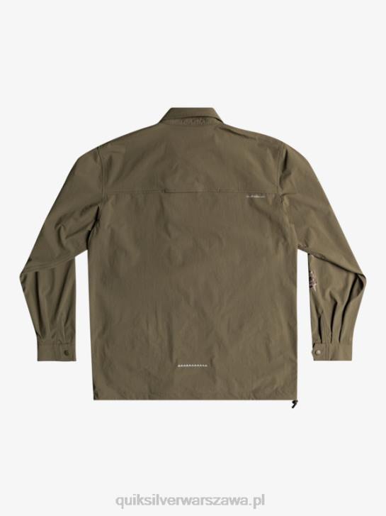 mężczyźni Quiksilver pod niebem koszula z długim rękawem 4DBV1718 liść winogronowy