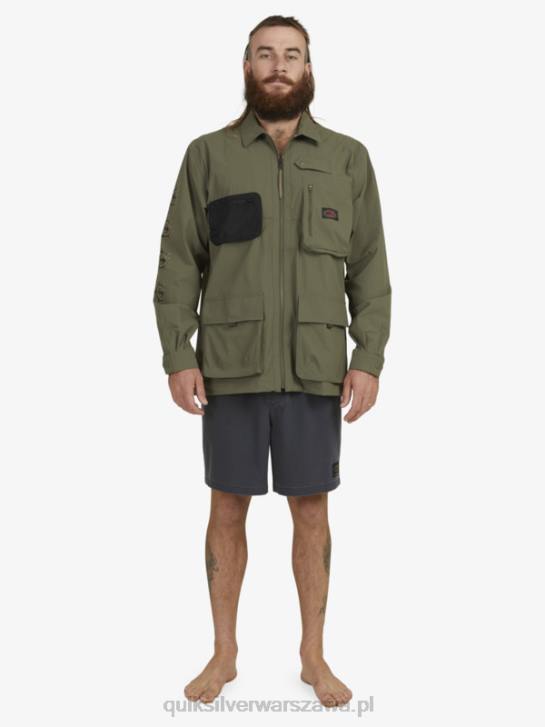 mężczyźni Quiksilver pod niebem koszula z długim rękawem 4DBV1718 liść winogronowy