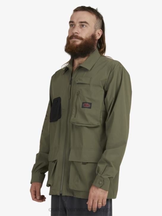 mężczyźni Quiksilver pod niebem koszula z długim rękawem 4DBV1718 liść winogronowy