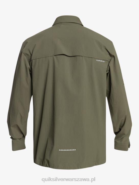 mężczyźni Quiksilver pod niebem koszula z długim rękawem 4DBV1718 liść winogronowy