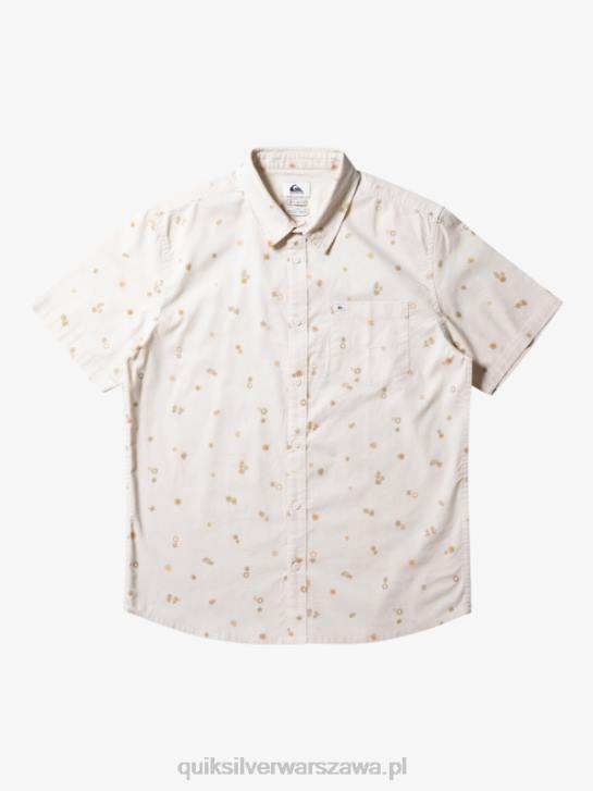 mężczyźni Quiksilver pokojowa koszula z krótkim rękawem 4DBV590 brzoza pokojowa rave ss