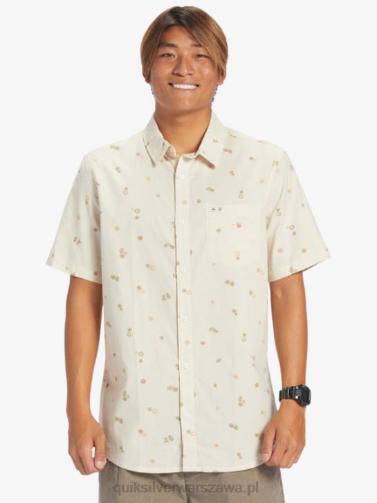 mężczyźni Quiksilver pokojowa koszula z krótkim rękawem 4DBV590 brzoza pokojowa rave ss