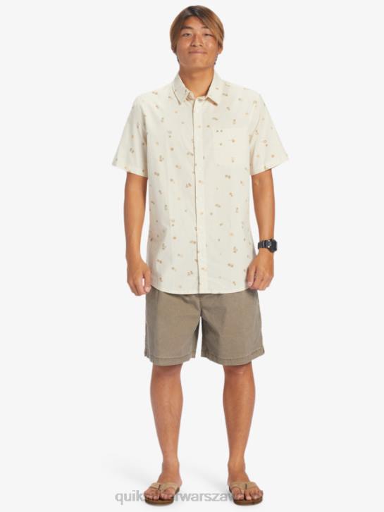 mężczyźni Quiksilver pokojowa koszula z krótkim rękawem 4DBV590 brzoza pokojowa rave ss
