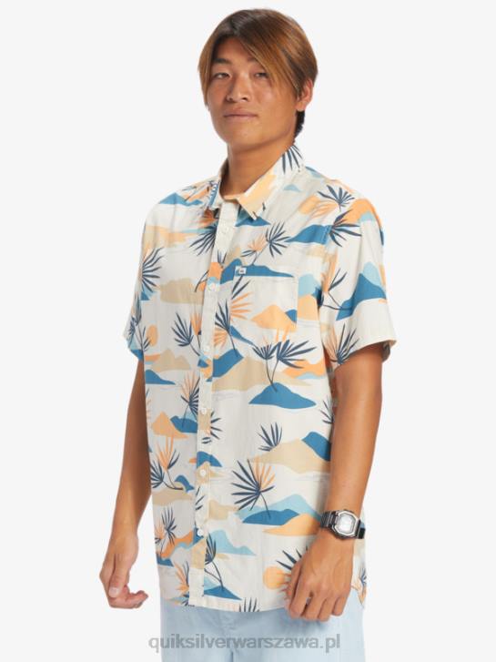 mężczyźni Quiksilver powolna oszołomiona koszulka z krótkim rękawem 4DBV666 brzoza powolne oszołomienie ss
