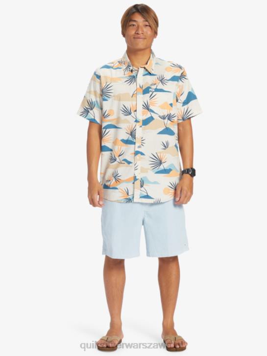 mężczyźni Quiksilver powolna oszołomiona koszulka z krótkim rękawem 4DBV666 brzoza powolne oszołomienie ss
