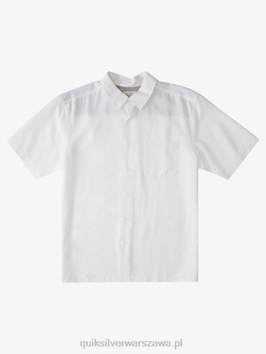 mężczyźni Quiksilver przeciwzmarszczkowa koszula waterman centinela premium 4DBV1300 biała centinella