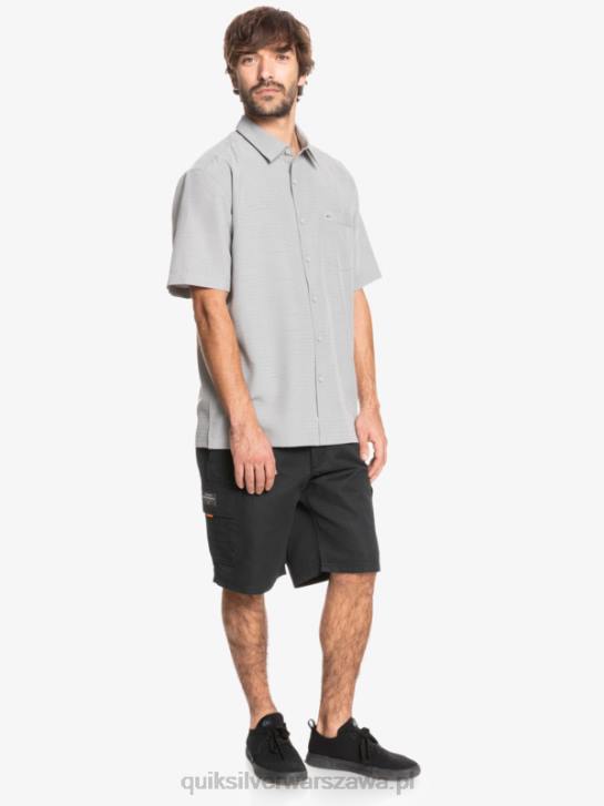 mężczyźni Quiksilver przeciwzmarszczkowa koszula waterman centinela premium 4DBV1301 flint grey centinella