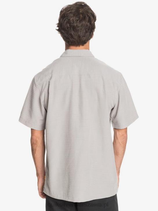 mężczyźni Quiksilver przeciwzmarszczkowa koszula waterman centinela premium 4DBV1301 flint grey centinella