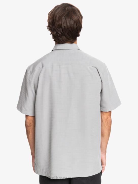 mężczyźni Quiksilver przeciwzmarszczkowa koszula waterman centinela premium 4DBV1301 flint grey centinella