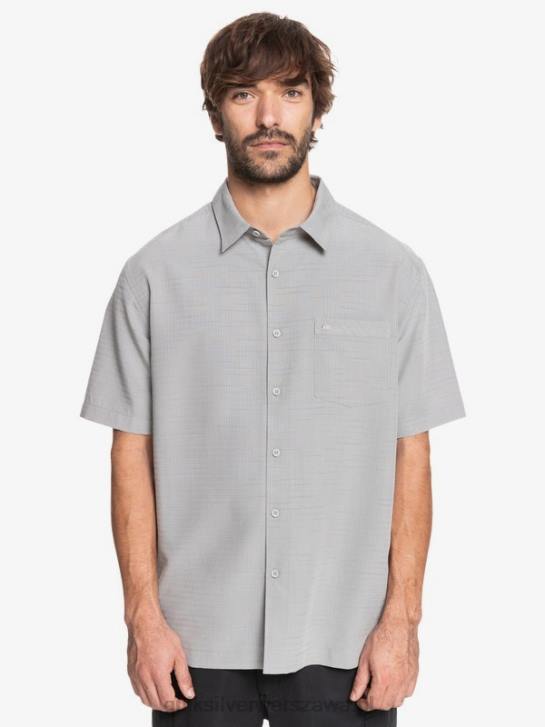 mężczyźni Quiksilver przeciwzmarszczkowa koszula waterman centinela premium 4DBV1301 flint grey centinella