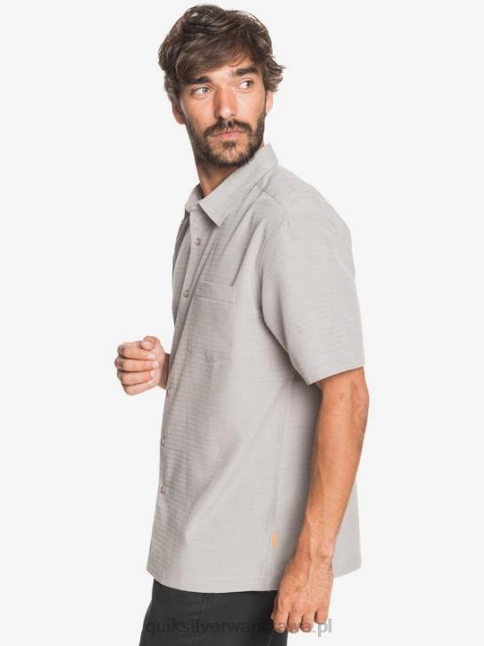 mężczyźni Quiksilver przeciwzmarszczkowa koszula waterman centinela premium 4DBV1301 flint grey centinella