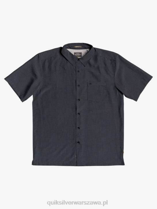 mężczyźni Quiksilver przeciwzmarszczkowa koszula waterman centinela premium 4DBV1303 czarna centinella