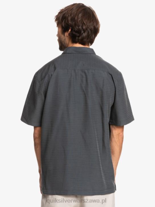 mężczyźni Quiksilver przeciwzmarszczkowa koszula waterman centinela premium 4DBV1303 czarna centinella