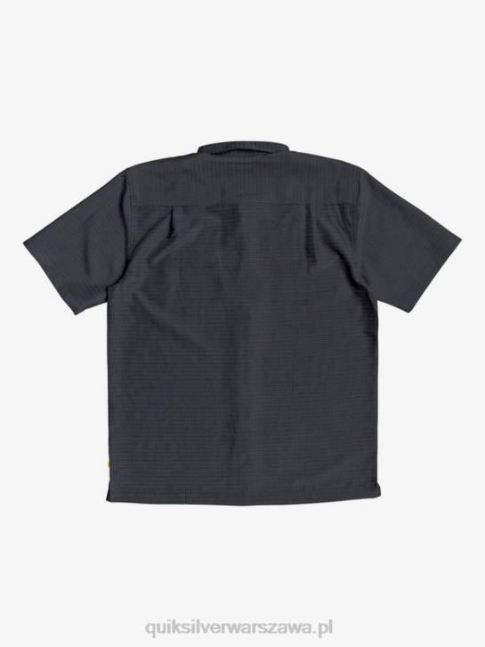 mężczyźni Quiksilver przeciwzmarszczkowa koszula waterman centinela premium 4DBV1303 czarna centinella