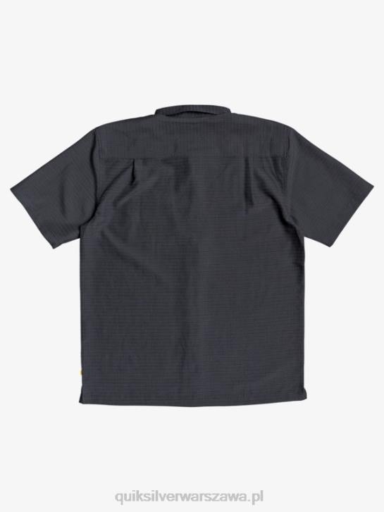 mężczyźni Quiksilver przeciwzmarszczkowa koszula waterman centinela premium 4DBV1303 czarna centinella