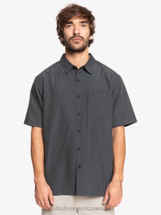 mężczyźni Quiksilver przeciwzmarszczkowa koszula waterman centinela premium 4DBV1303 czarna centinella