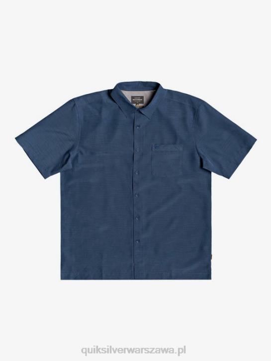 mężczyźni Quiksilver przeciwzmarszczkowa koszula waterman centinela premium 4DBV1304 granatowa centinella o północy