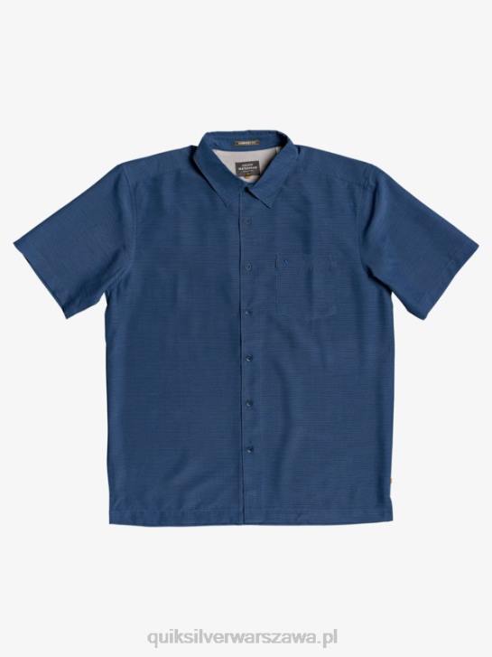 mężczyźni Quiksilver przeciwzmarszczkowa koszula waterman centinela premium 4DBV1304 granatowa centinella o północy