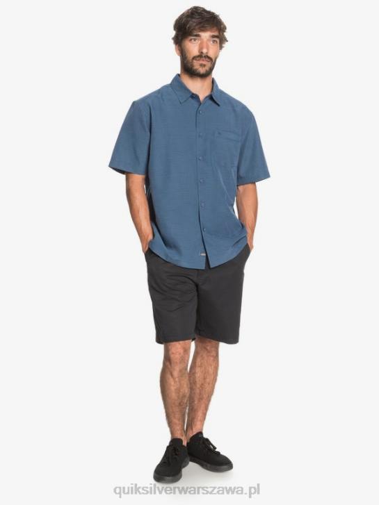 mężczyźni Quiksilver przeciwzmarszczkowa koszula waterman centinela premium 4DBV1304 granatowa centinella o północy