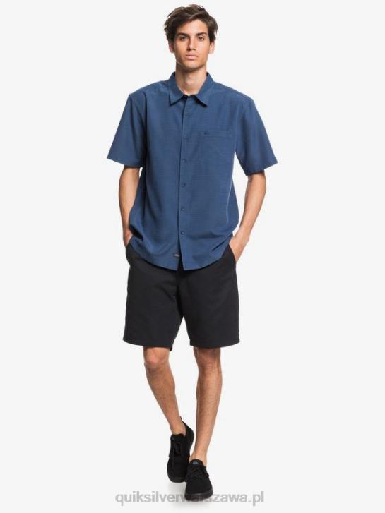 mężczyźni Quiksilver przeciwzmarszczkowa koszula waterman centinela premium 4DBV1304 granatowa centinella o północy