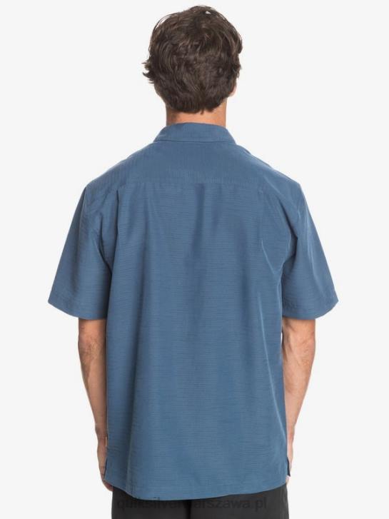 mężczyźni Quiksilver przeciwzmarszczkowa koszula waterman centinela premium 4DBV1304 granatowa centinella o północy