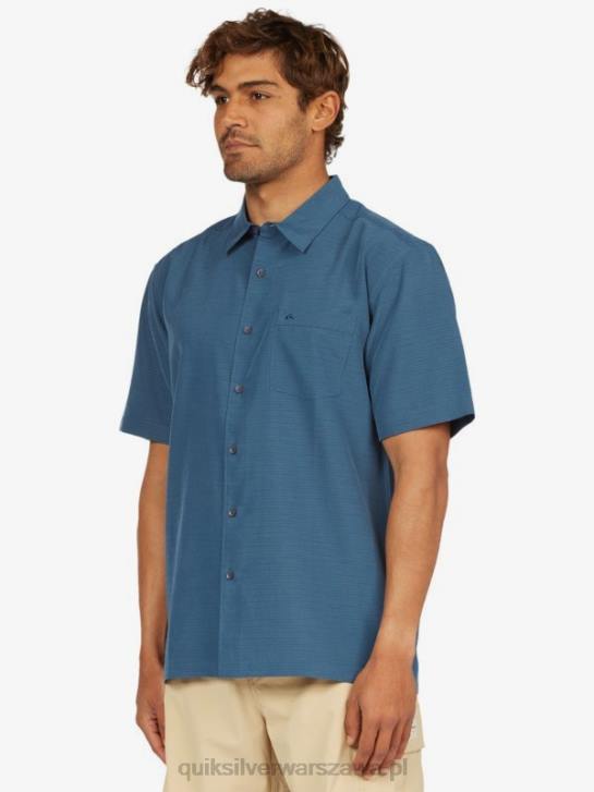 mężczyźni Quiksilver przeciwzmarszczkowa koszula waterman centinela premium 4DBV1304 granatowa centinella o północy