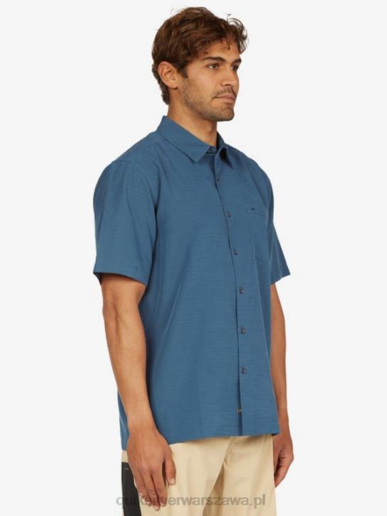mężczyźni Quiksilver przeciwzmarszczkowa koszula waterman centinela premium 4DBV1304 granatowa centinella o północy