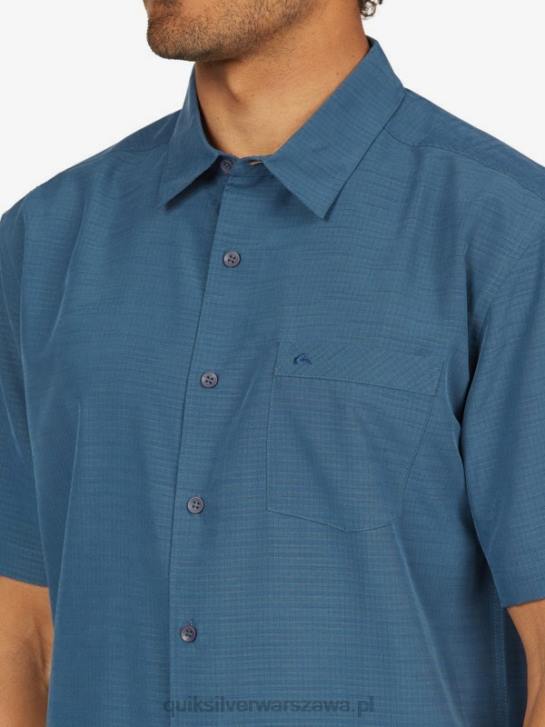 mężczyźni Quiksilver przeciwzmarszczkowa koszula waterman centinela premium 4DBV1304 granatowa centinella o północy