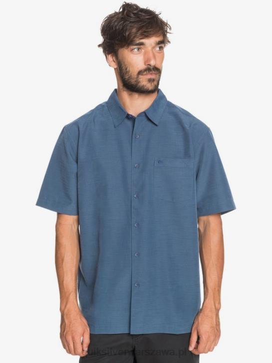 mężczyźni Quiksilver przeciwzmarszczkowa koszula waterman centinela premium 4DBV1304 granatowa centinella o północy
