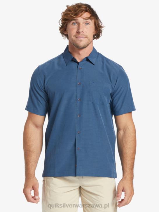 mężczyźni Quiksilver przeciwzmarszczkowa koszula waterman centinela premium 4DBV1304 granatowa centinella o północy
