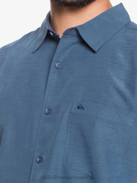 mężczyźni Quiksilver przeciwzmarszczkowa koszula waterman centinela premium 4DBV1304 granatowa centinella o północy