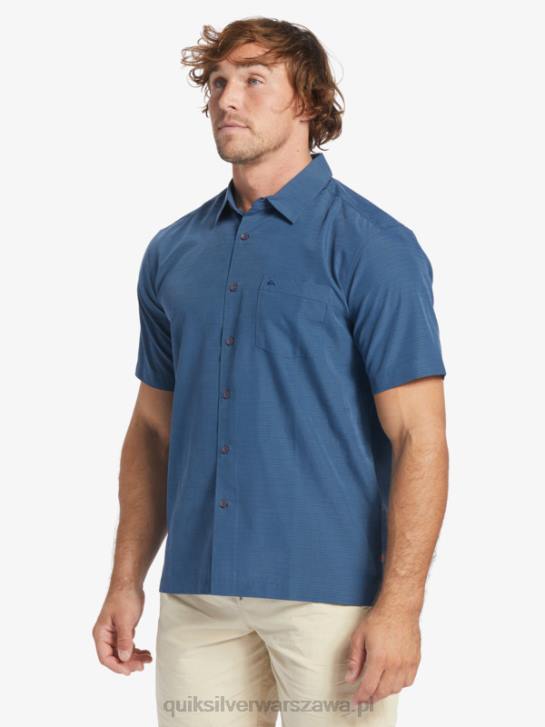 mężczyźni Quiksilver przeciwzmarszczkowa koszula waterman centinela premium 4DBV1304 granatowa centinella o północy