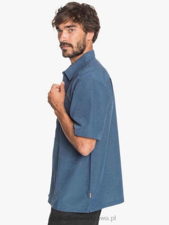 mężczyźni Quiksilver przeciwzmarszczkowa koszula waterman centinela premium 4DBV1304 granatowa centinella o północy