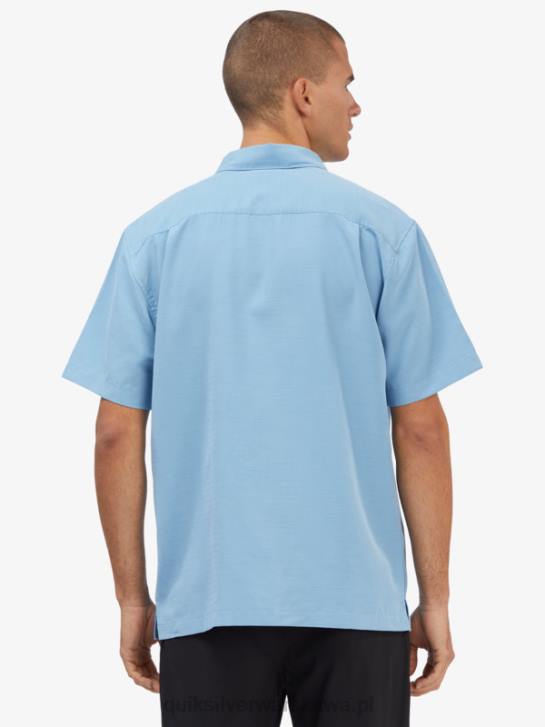 mężczyźni Quiksilver przeciwzmarszczkowa koszula waterman centinela premium 4DBV1305 zmierzch niebieski centinella