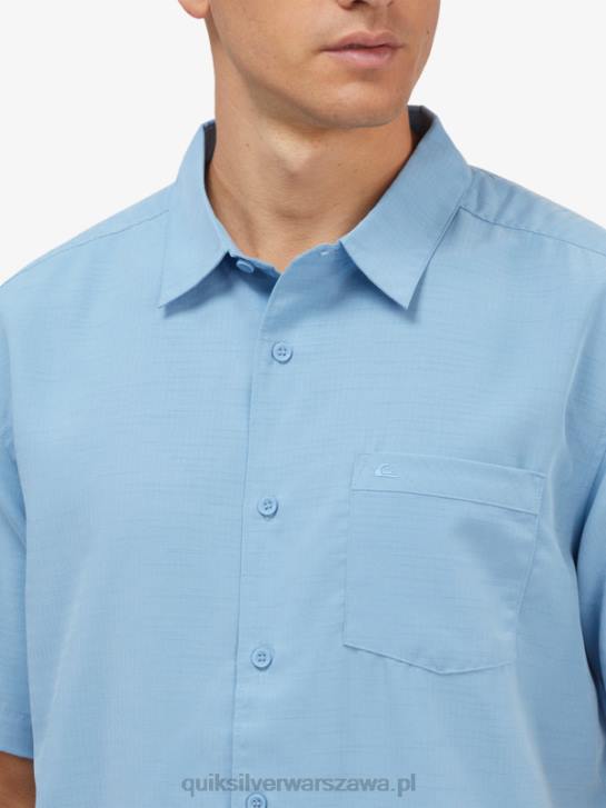 mężczyźni Quiksilver przeciwzmarszczkowa koszula waterman centinela premium 4DBV1305 zmierzch niebieski centinella