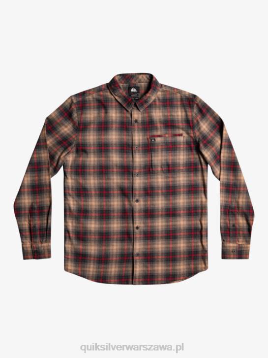 mężczyźni Quiksilver rozciągliwa koszula z długimi rękawami 4DBV1049 wino rubinowe