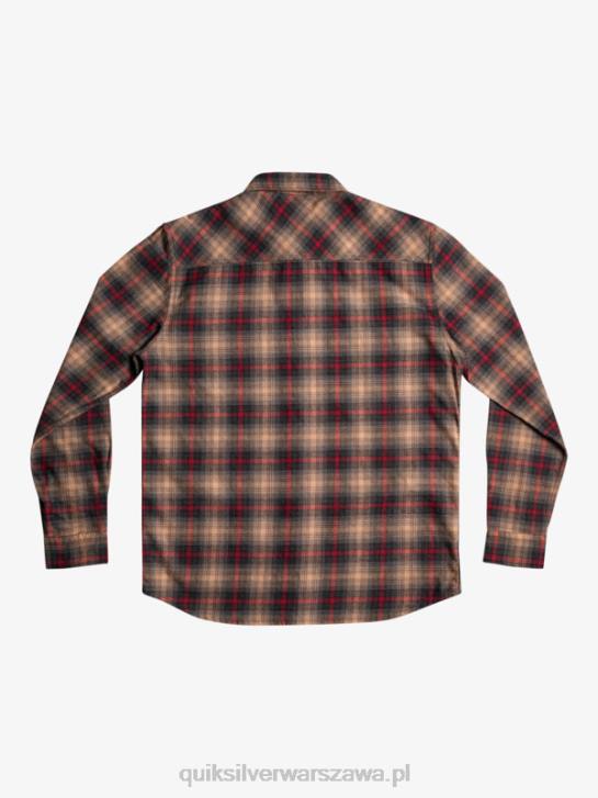 mężczyźni Quiksilver rozciągliwa koszula z długimi rękawami 4DBV1049 wino rubinowe