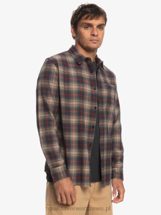 mężczyźni Quiksilver rozciągliwa koszula z długimi rękawami 4DBV1049 wino rubinowe
