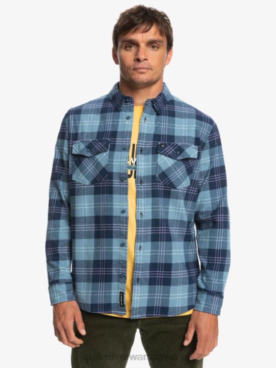 mężczyźni Quiksilver rozciągliwa koszula z długimi rękawami 4DBV1509 prowansalski niebieski harelaw