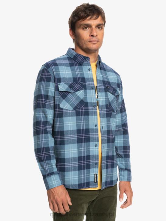 mężczyźni Quiksilver rozciągliwa koszula z długimi rękawami 4DBV1509 prowansalski niebieski harelaw
