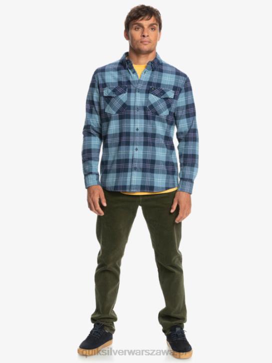 mężczyźni Quiksilver rozciągliwa koszula z długimi rękawami 4DBV1509 prowansalski niebieski harelaw