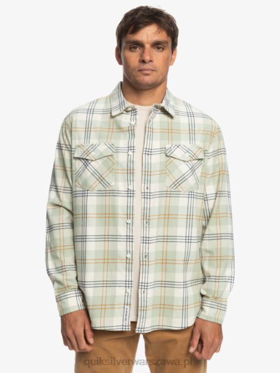 mężczyźni Quiksilver rozciągliwa koszula z długimi rękawami 4DBV1510 harelaw z szałwii pustynnej