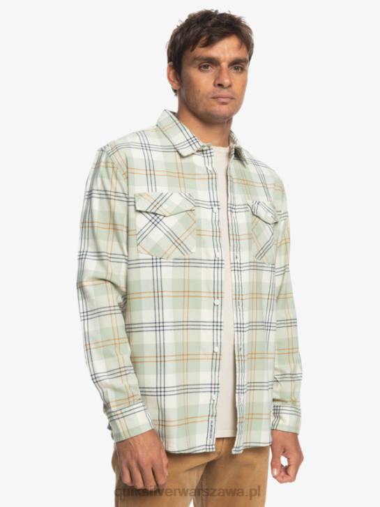 mężczyźni Quiksilver rozciągliwa koszula z długimi rękawami 4DBV1510 harelaw z szałwii pustynnej