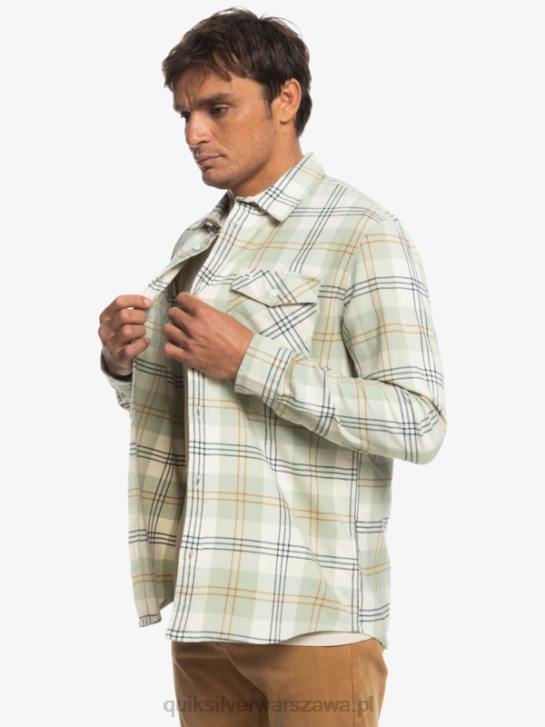 mężczyźni Quiksilver rozciągliwa koszula z długimi rękawami 4DBV1510 harelaw z szałwii pustynnej