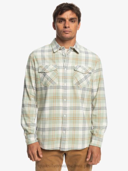 mężczyźni Quiksilver rozciągliwa koszula z długimi rękawami 4DBV1510 harelaw z szałwii pustynnej