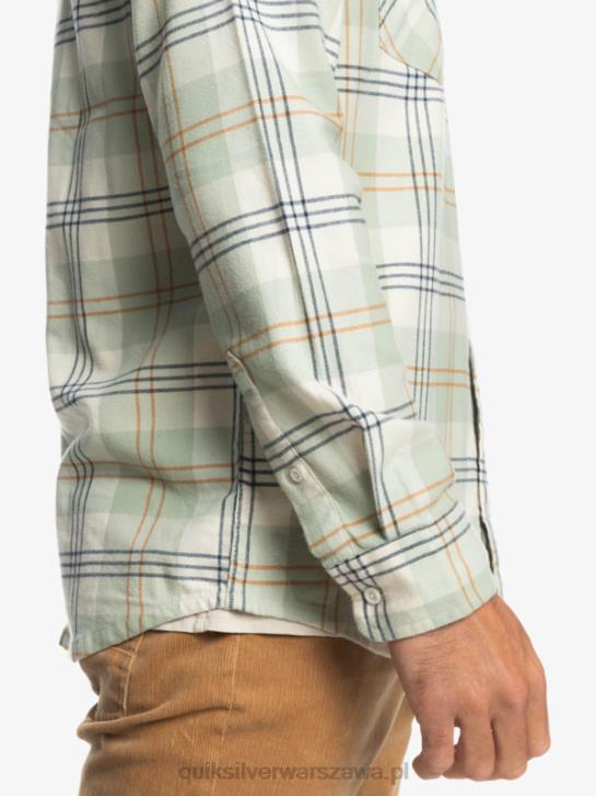 mężczyźni Quiksilver rozciągliwa koszula z długimi rękawami 4DBV1510 harelaw z szałwii pustynnej
