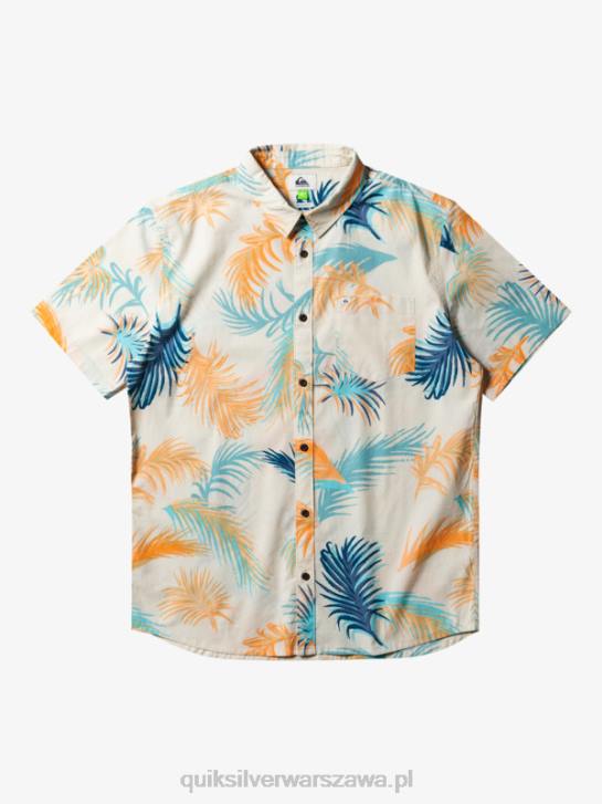 mężczyźni Quiksilver tropikalna koszula z krótkim rękawem 4DBV550 tropikalna usterka brzozy