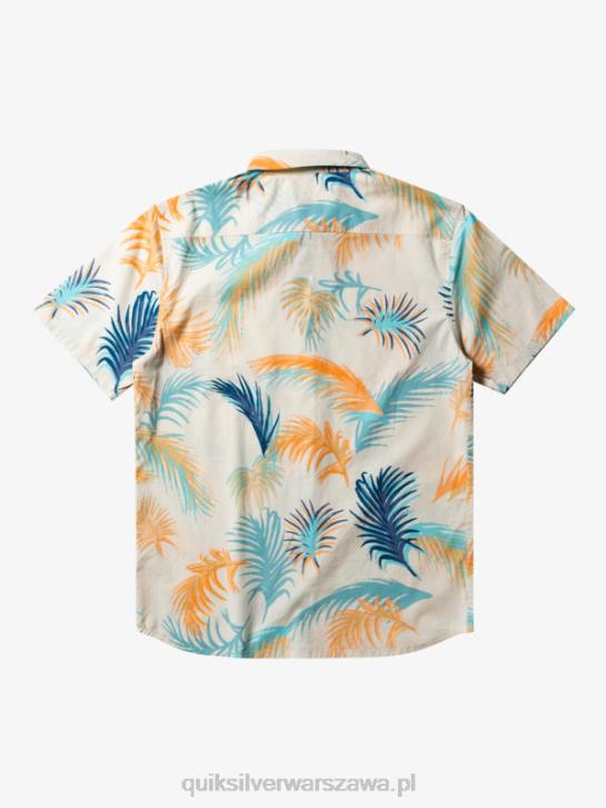 mężczyźni Quiksilver tropikalna koszula z krótkim rękawem 4DBV550 tropikalna usterka brzozy