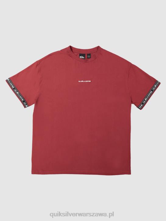 mężczyźni Quiksilver x Stab Koszulka z lat 90 4DBV1864 wino rubinowe