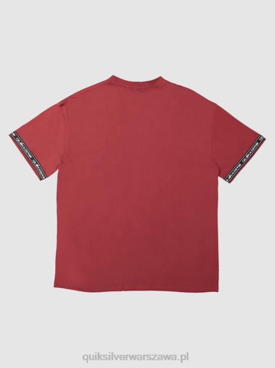 mężczyźni Quiksilver x Stab Koszulka z lat 90 4DBV1864 wino rubinowe